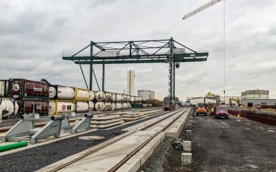 Containerterminal & Verladegleise Westhafen Hamm